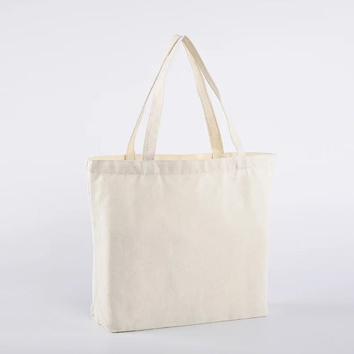 Custom Cotton Canvas Tote Bag with Logo | 500 MOQ | 1-5mm