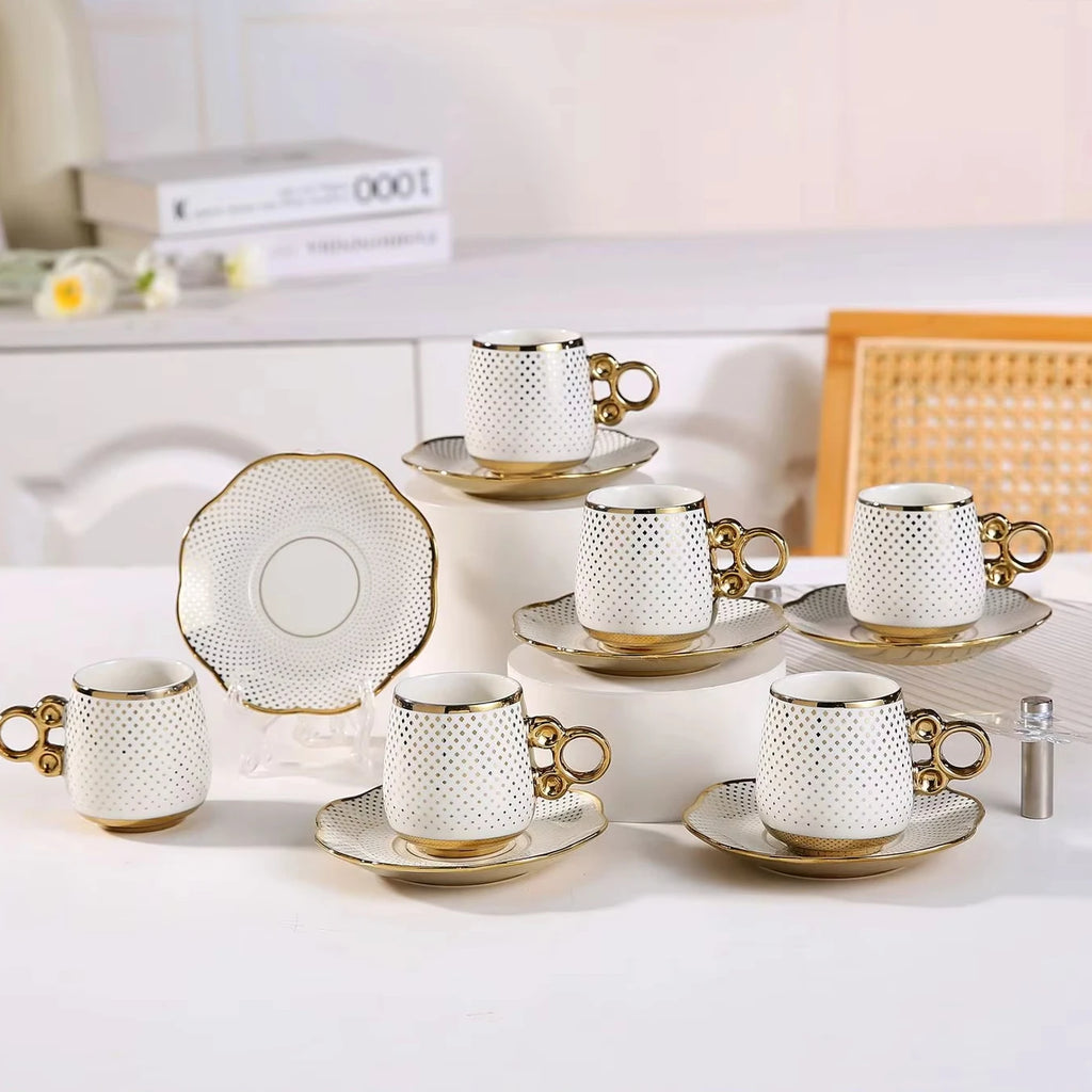 Custom Ceramic Coffee Cup Set — 31-Day Lead, Gift Box, OEM/ODM