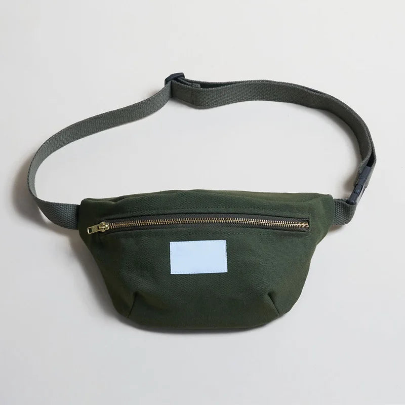 Custom Canvas Waist Bag with Logo | Bulk 500 Pcs