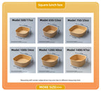 Custom Kraft Paper Bowls with Logo | 750ml Biodegradable Disposable