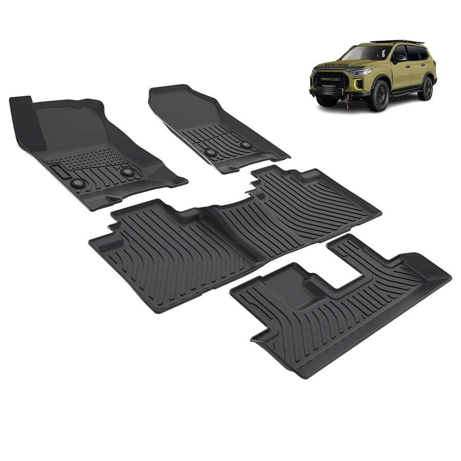 3D TPE Floor Mats for Maxus D90 LDV D90 2017-2024