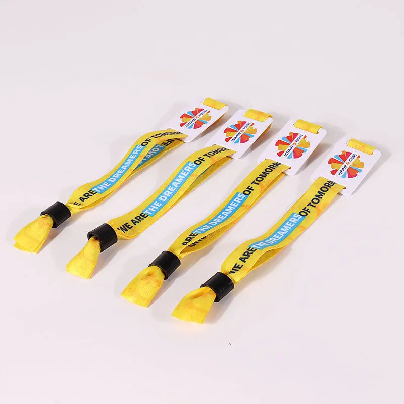 Custom Polyester Festival Wristbands | RFID/NFC | 100 MOQ | Free Samples | Events