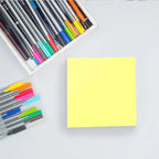 Custom 3x3 Sticky Note Pads: 100 Sheets, 8 Colors, Digital/Silk Screen Print, Repositionable