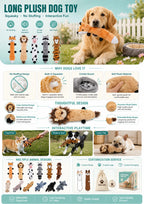 Custom No Stuffing Plush Dog Toy | Reinforced Stitching | OEM ODM Wholesale