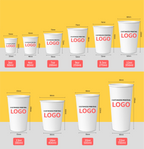 Wholesale Double Wall Paper Cups with Logo | MOQ 1000