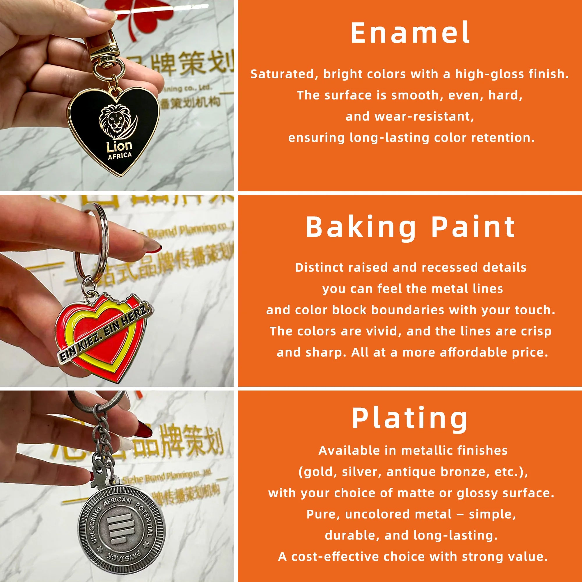 Custom Metal Keychains with Logo | 50 MOQ Promotional Giveaways