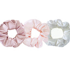 Custom Silk Scrunchies with Logo | Bulk MOQ 2 Pcs