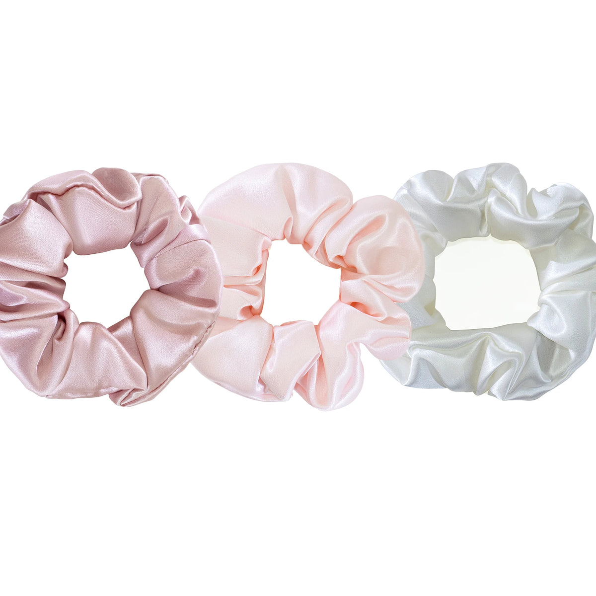Custom Silk Scrunchies with Logo | Bulk MOQ 2 Pcs