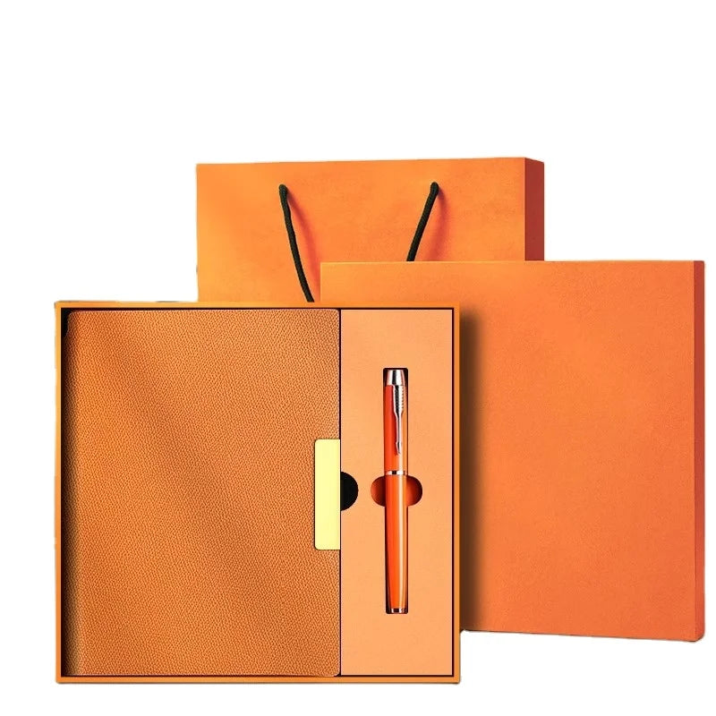 Custom PU Notebook and Pen Set with Logo | Bulk MOQ 100