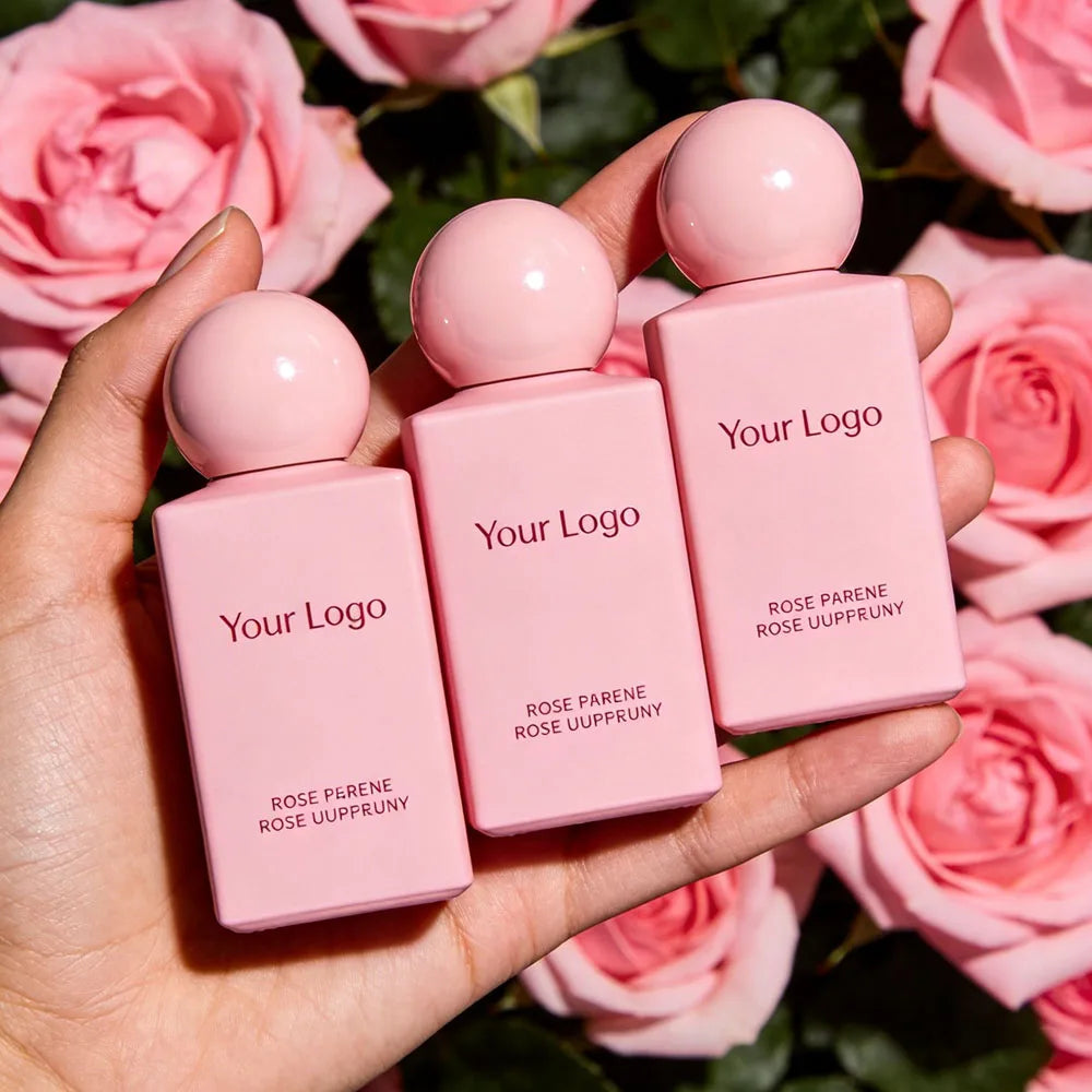OEM Private Label Rose Perfume Mist Alcohol-Free | 100 Pcs Custom Branded Body Spray