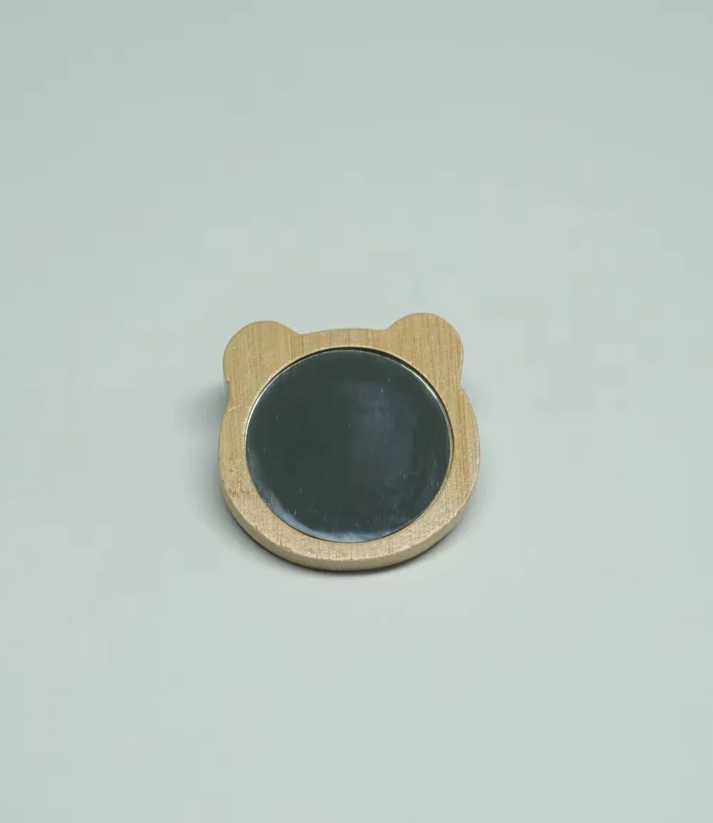 Bamboo Pocket Mirrors with Custom Logo | Eco-Friendly | Wholesale