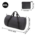 Custom 40L Foldable Duffel Bag — BSCI Certified, 31-Day Lead