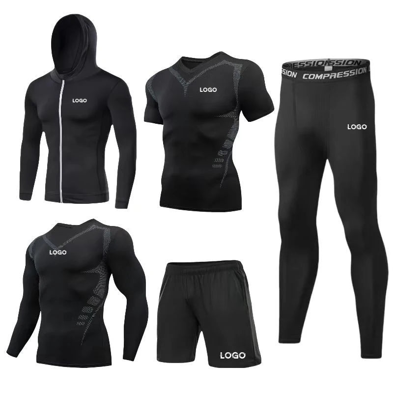 Custom Compression Fitness Sets with Logo | MOQ 50 | 15-Day Lead