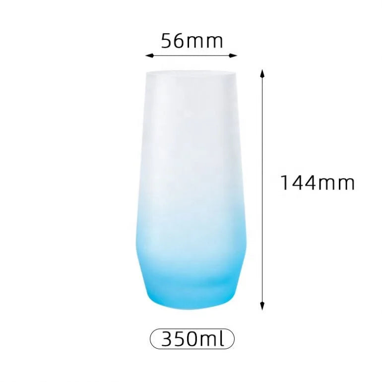 Custom Crystal Whiskey Glass | 1,000 MOQ with Gold Rim & Color Spray Paint