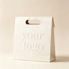 Custom Luxury Embossed Paper Bags | Gold Stamping Shopping Bags | Bulk