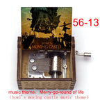 Wooden Hand-Cranked Music Box | Howl's Moving Castle | 10 MOQ | Custom