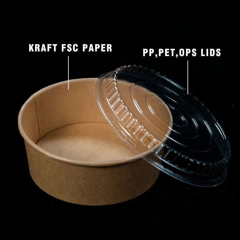 Custom Printed Paper Bowls | Leakproof Food Containers