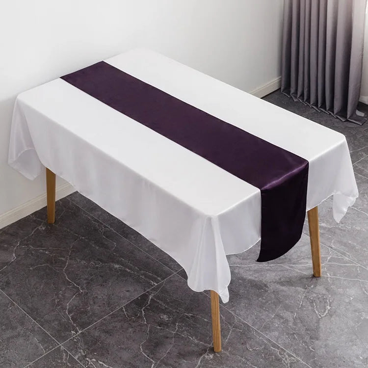 Satin Table Runners | 12×108 Inch | Stocked | MOQ 10