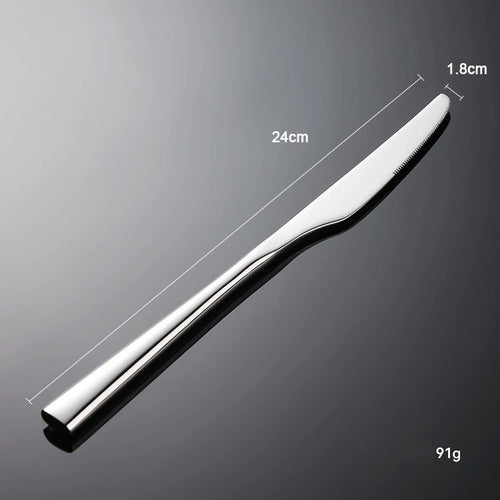 304 Stainless Steel Western Style Cutlery Knife Fork Spoon Hotel Flatware Set |  14 Yrs Factory
