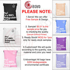Biodegradable Poly Mailers 100 pcs | Custom Logo