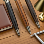 Custom Wooden Ballpoint Pens with Logo | Eco-Friendly Promotional