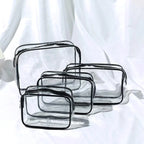 Custom Clear PVC Cosmetic Bags | MOQ 100 | 9-Day Lead