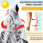 Custom Emergency Blanket 12 Micron | 3,000 Pcs MOQ Mylar Rescue Sheet