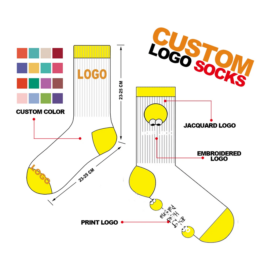 Custom Logo Cycling Socks Nylon Spandex | MOQ 100 pcs