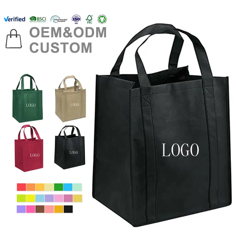 Custom Non-Woven Shopping Bag with Logo | No MOQ | 25-Day