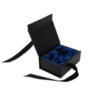 Custom Luxury Rigid Gift Box 200 MOQ | Magnetic Closure Cardboard Box with Hot Stamping for Clothing & Cosmetics