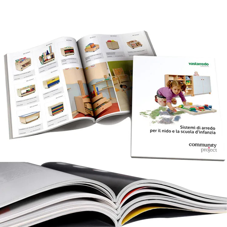 Custom Sprayed Edge Hardcover Book: Gold/Silver/Holographic, Offset Printing, MOQ 500
