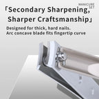 Custom Stainless Steel Nail Clipper Set | Engraved Logo | 1pc MOQ | 5-Day Lead