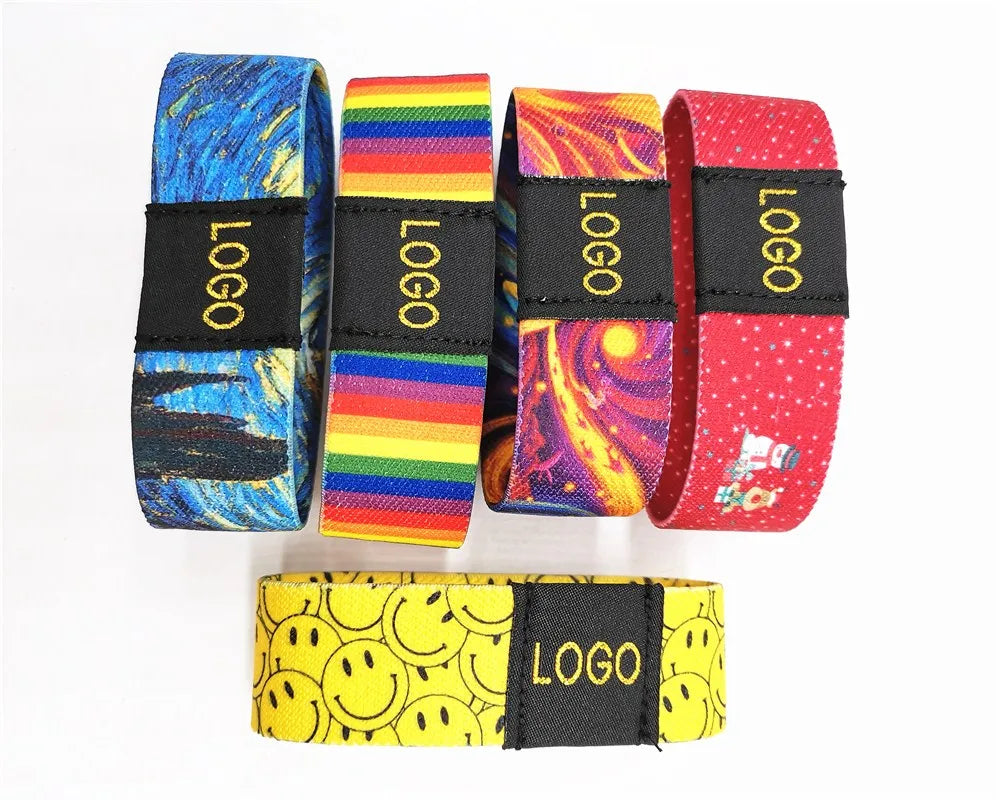 Custom Polyester Festival Wristbands | RFID/NFC | 100 MOQ | Free Samples | Events