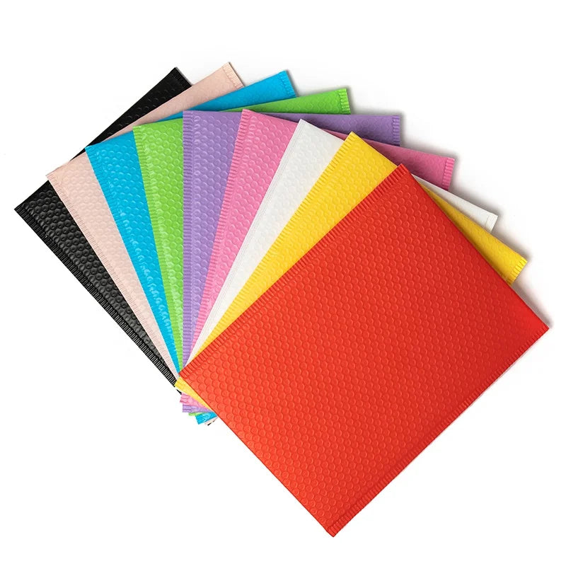 Custom Poly Bubble Mailers 100 MOQ | LDPE/HDPE Shipping Envelopes Wholesale