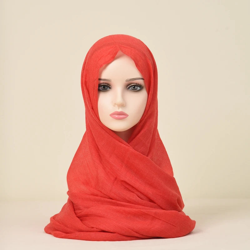 Polyester Silk Satin Hijab | 107x180cm | 24 Colors | Wholesale | Custom Packaging
