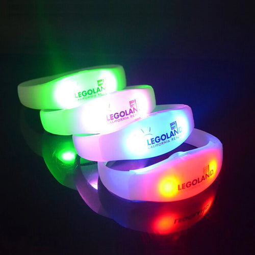 Custom DMX512 LED Wristbands | 100-Piece MOQ & 3-Day Lead Time | Concerts & Festivals | 15 Colors