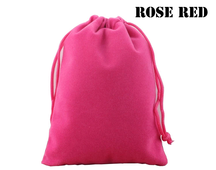 Custom Velvet Drawstring Pouch for Jewelry | Hot Stamping & Low MOQ 100