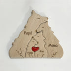 Personalized Wooden Bear Puzzle | FSC-Certified Custom Engraved Gift | Bulk Corporate