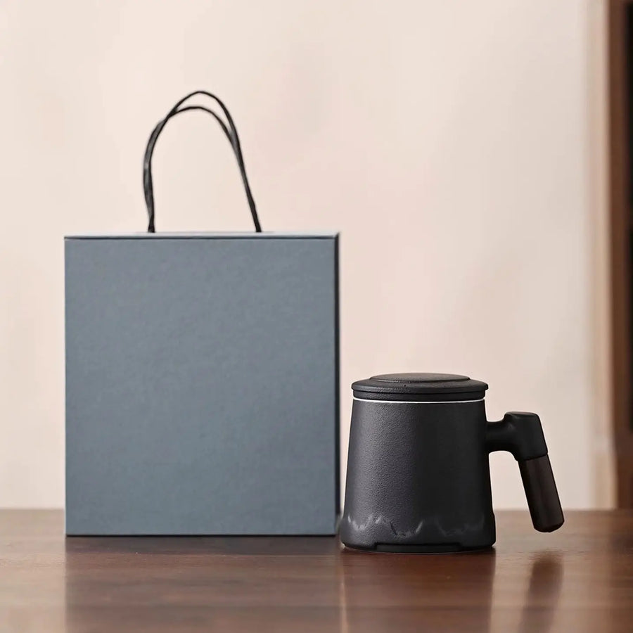 Custom Ceramic Mug Gift Set with Box | 50-Piece MOQ for Employee Recognition