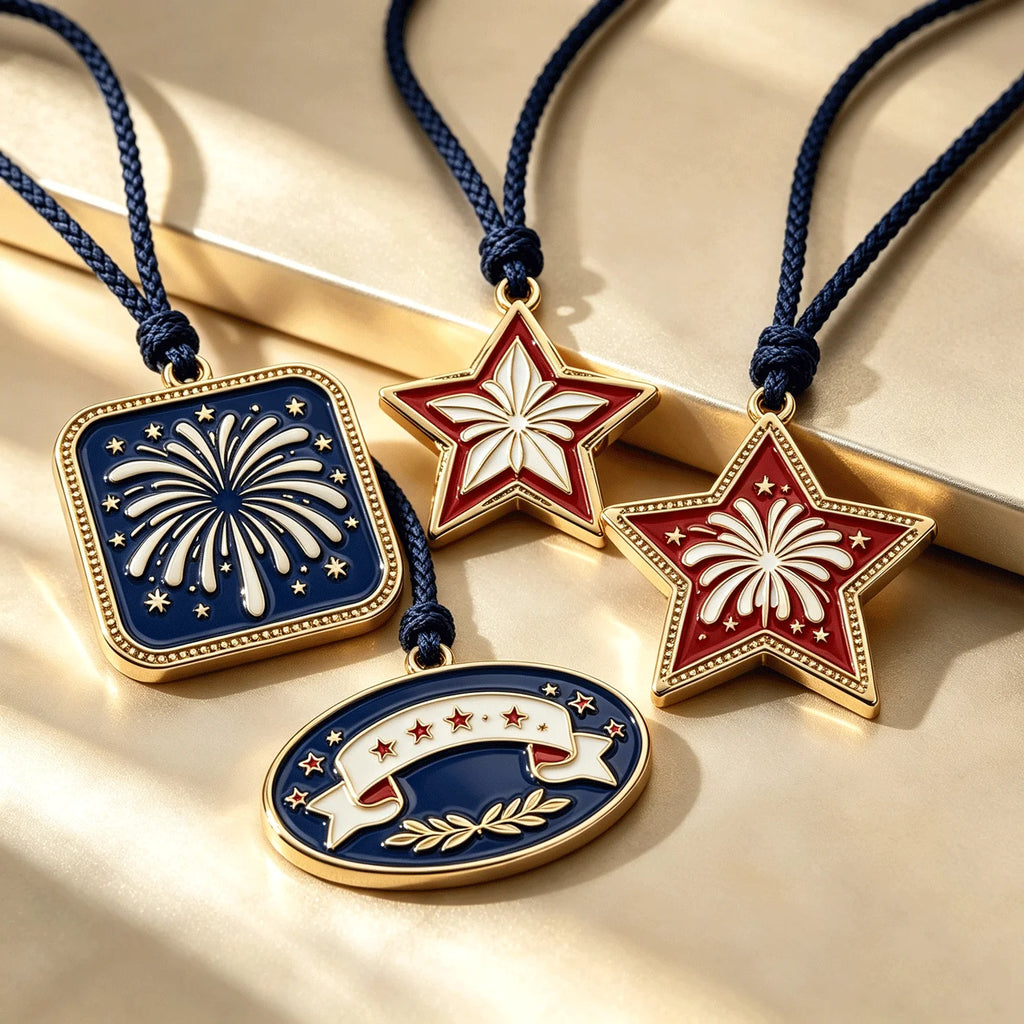 Custom Gold Metal Christmas Ornaments | MOQ 50