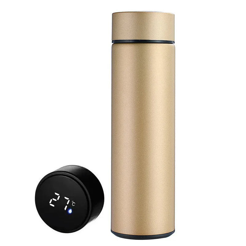 Smart Stainless Steel Water Bottle | LED Display | Vacuum Insulated | Custom Logo