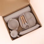 Custom Food Grade Silicone Baby Feeding Set | 100 Set MOQ | LFGB Certified