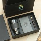 Custom Leather Notebook Gift Set with Logo | MOQ 500