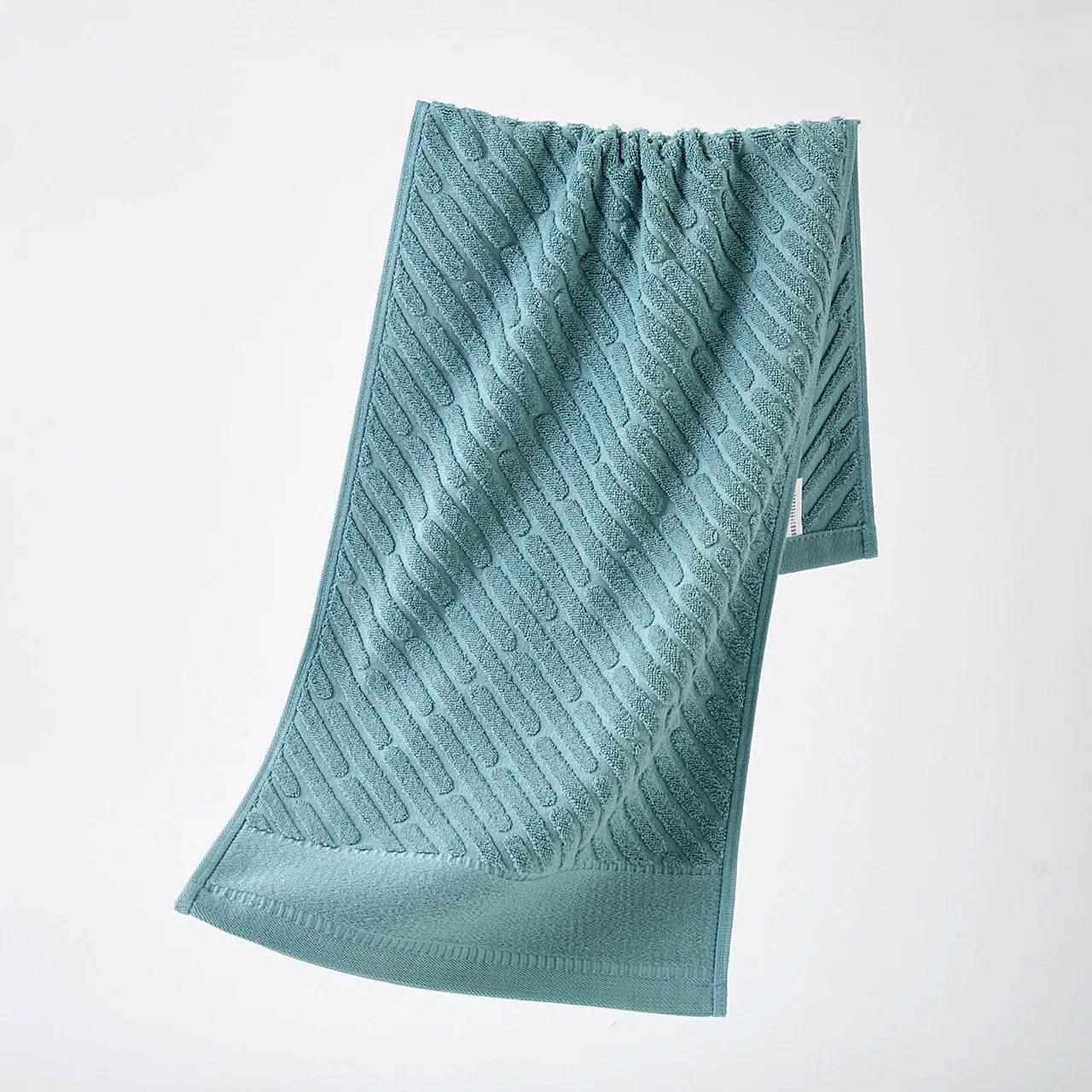 100% Pure Cotton Extra-Thick Face Towel | 120g | OEM Logo | 1 MOQ | Hotel Spa