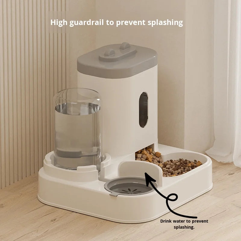 2-in-1 Automatic Pet Feeder 2300ml | Custom Logo MOQ 1,000
