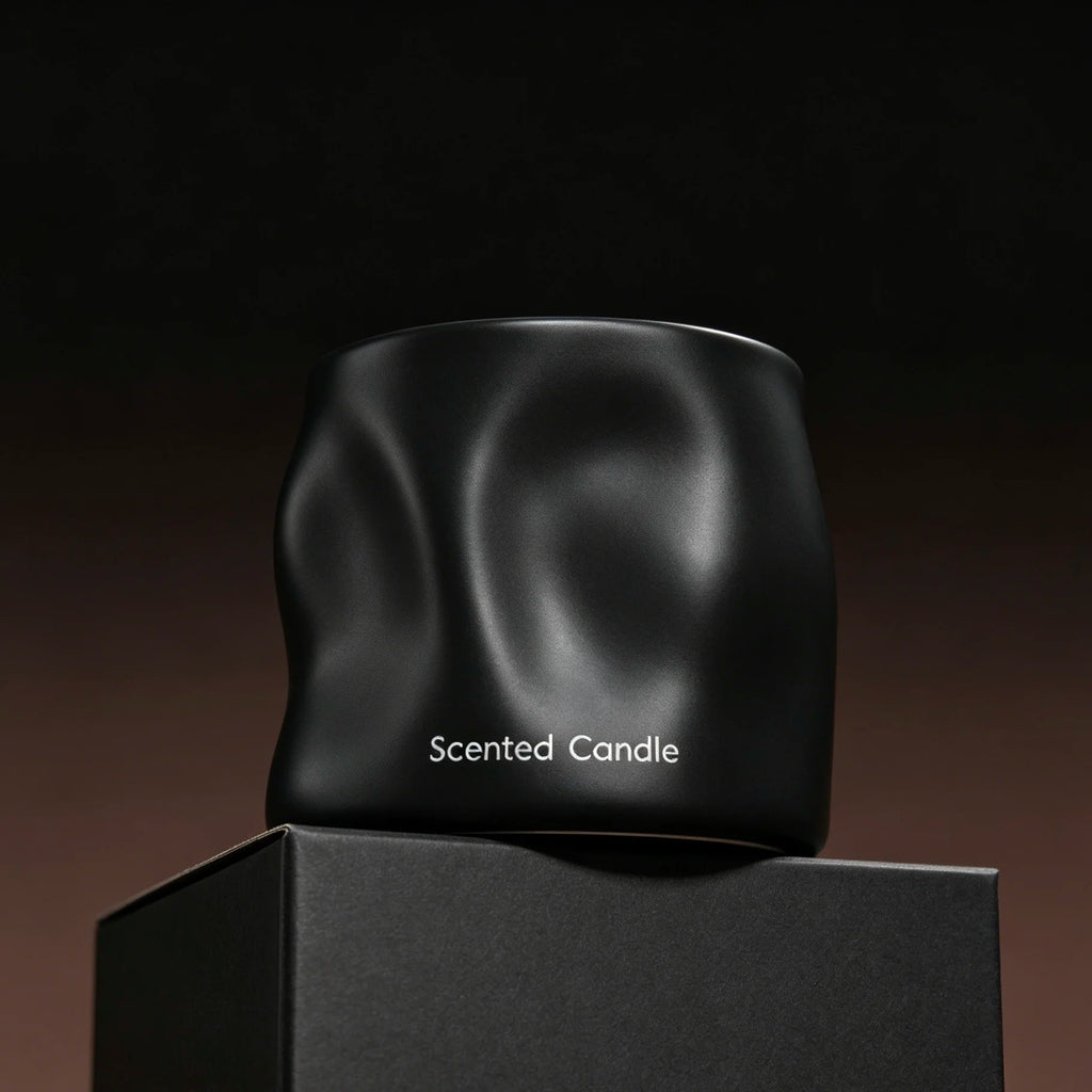 Custom Ceramic Candle Jars with Logo | 12-Piece MOQ for Corporate Gift Programs