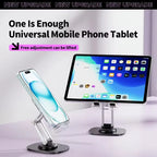 Custom Foldable Universal Tablet Stand – Adjustable Height Lifting Acrylic Desk Holder with Custom Printed Logo & Customizable Packaging