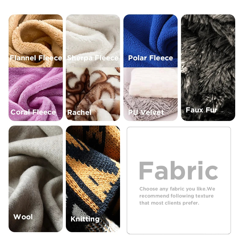 Custom Fleece Blanket | 100% Polyester | 3D Sublimation Print | Free Sample | OEKO-TEX
