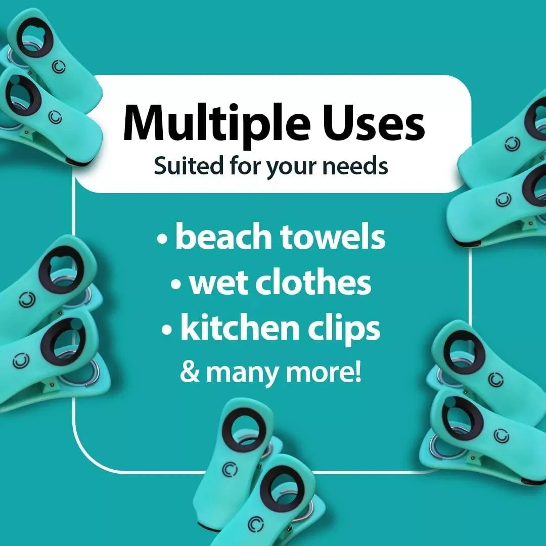 Custom Plastic Spring Clips with Logo | PP Plastic, 4,000 MOQ