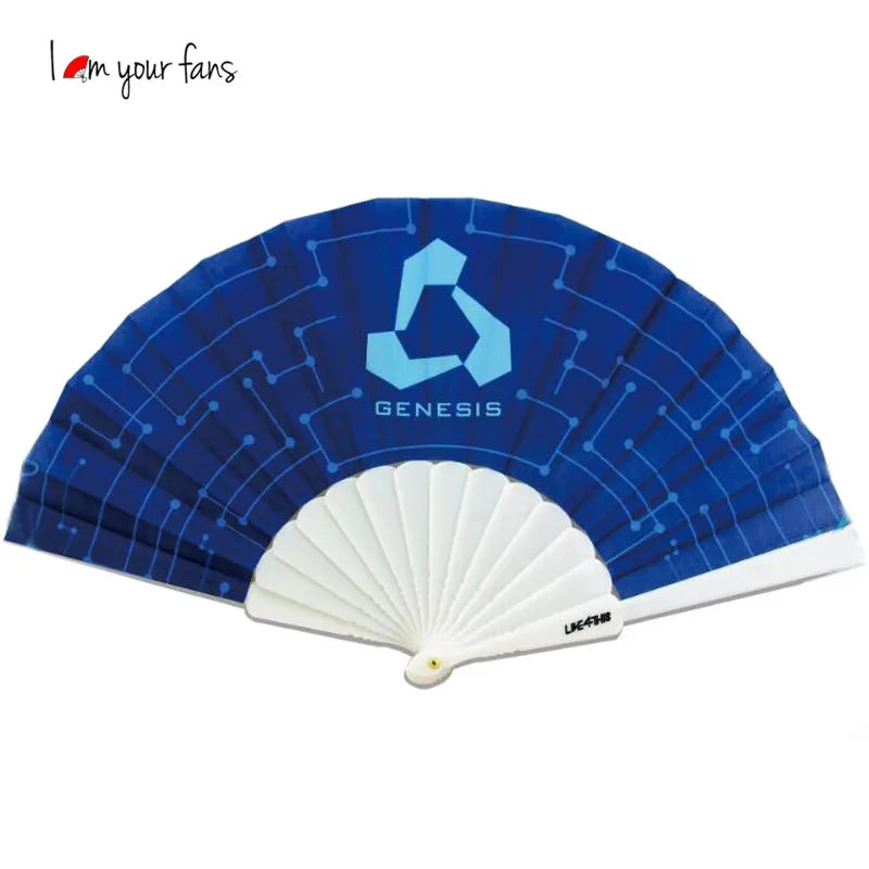 Signature Summer Cool - Custom-Branded High-Density Folding Hand Fans for Events & Boutique Giveaways
